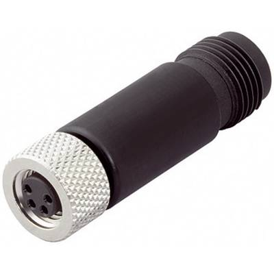 binder 09-5281-00-04 Érzékelő-/működtető elosztó és adapter M8, M12 Dugó, egyenes, Alj, egyenes Pólusszám: 4 1 db (09-5281-00-04)