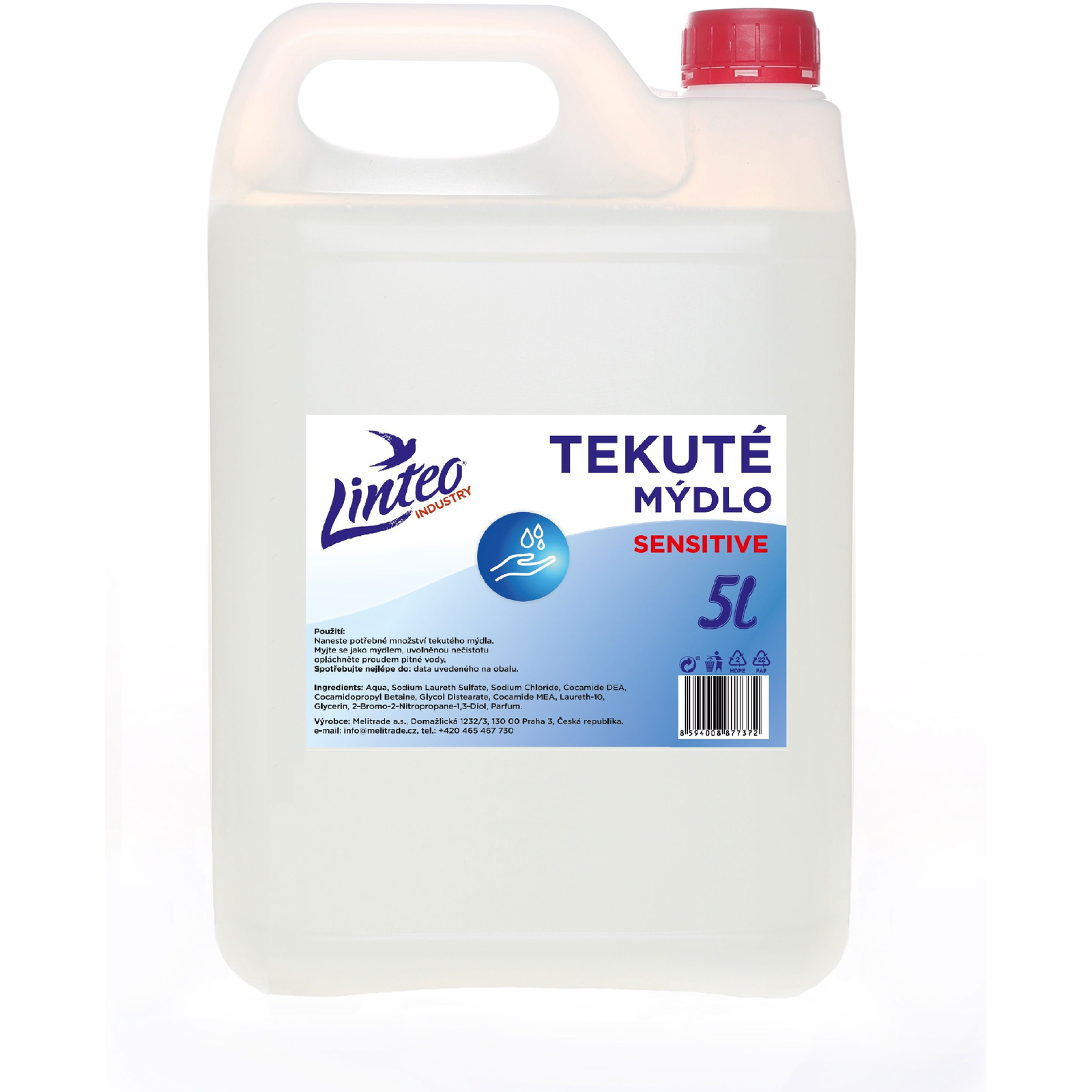 LINTEO SENSITIVE fehér 5 l (8594008877372)