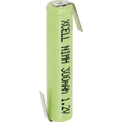 Speciális NiMH akku mini (AAAA) forrasztható, XCELL AAAA-ZLF 1,2 V 300 mAh