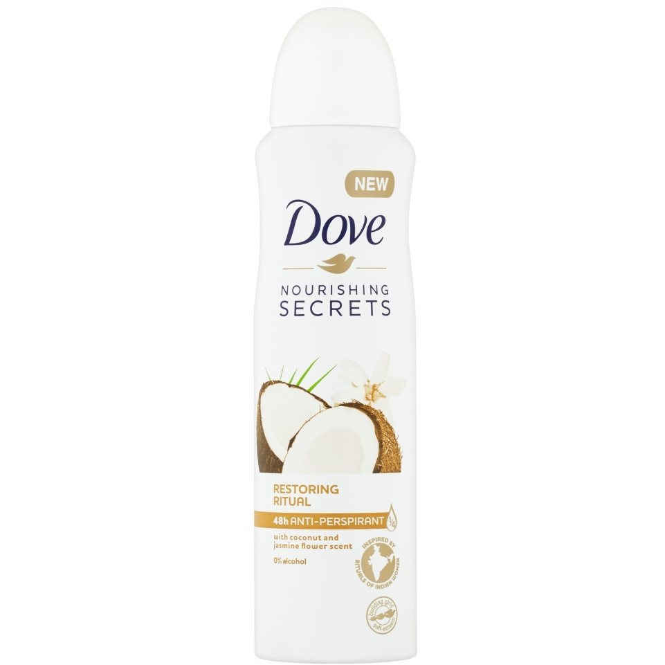 Dove Coconut & Jasmine Flower izzadásgátló spray 150ml (8720181291494)