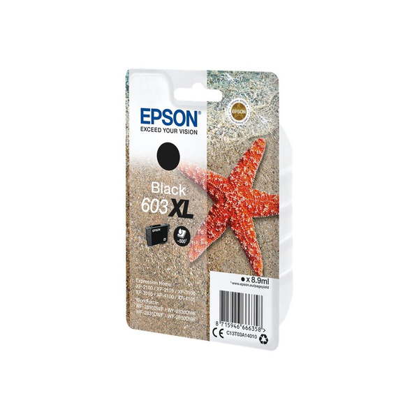 Epson C13T03A14010 blækpatron 1 stk Original Højt (XL) udbytte Sort