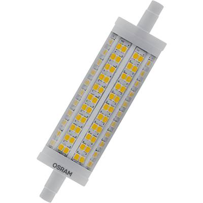 OSRAM HOMELIGHTING 4058075432574 LED EEK E (A - G) R7s Rúd forma 18.2 W = 150 W Melegfehér (Ø x H) 28 mm x 118 mm 1 db