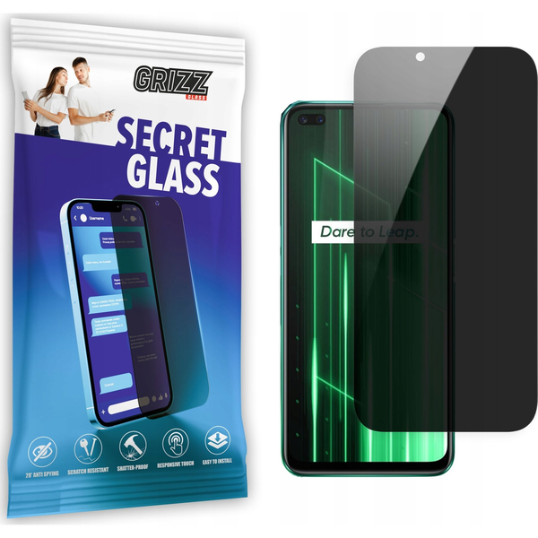  GrizzGlass Szkło prywatyzujące GrizzGlass SecretGlass Realme X50 5G