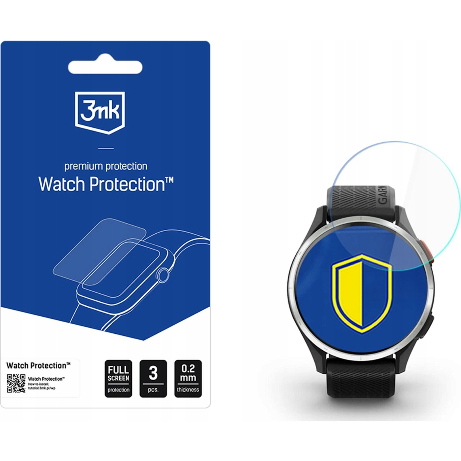 3MK Watch Protection ARC Pro védőfólia Garmin Approach S44/S50 42mm (5903108641975)