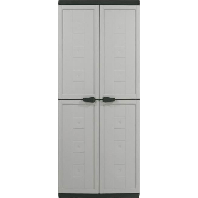 KIS JOLLY HIGH kerti szekrény, 166×68×39 cm, szürke (9732/0444)