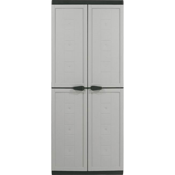 KIS JOLLY HIGH kerti szekrény, 166×68×39 cm, szürke