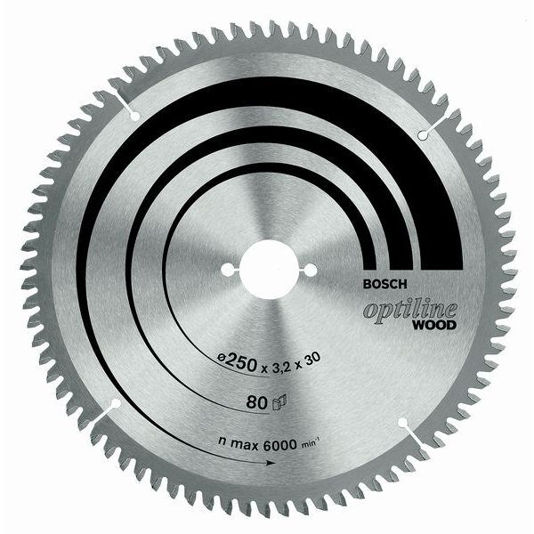 Bosch ‎2608641765 cirkelzaagblad 25,4 cm 1 stuk(s)