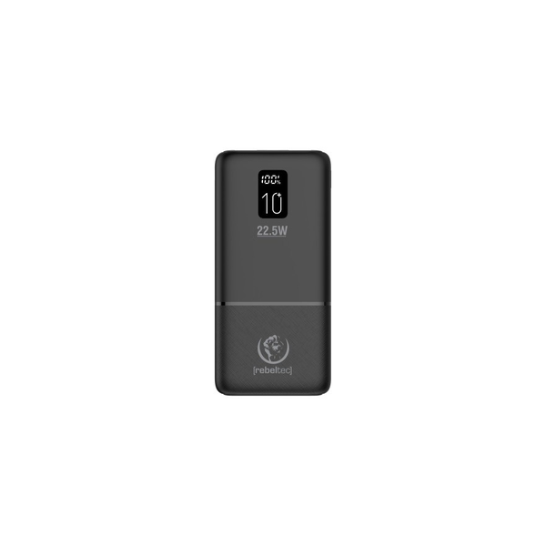 POWER BANKA REBELTEC P10 LCDPD 10000mAh , PD22,5W+ kabel