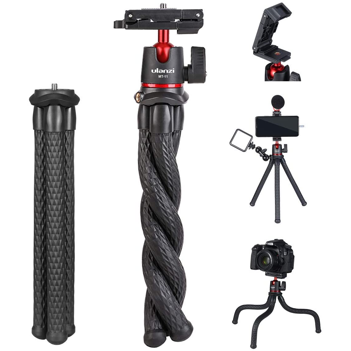 Ulanzi Octopus MT-11 Kamera állvány (Tripod) - Fekete (UL-1907)
