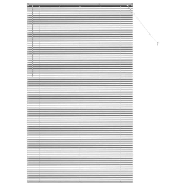 Jaluzea pentru Fereastră Argintiu 135 x 220 cm Aluminiu