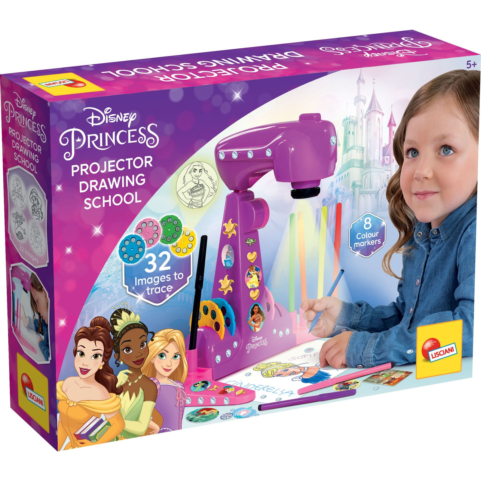 Disney Hercegnők Projektoros színező készlet - Lisciani (304-92956)