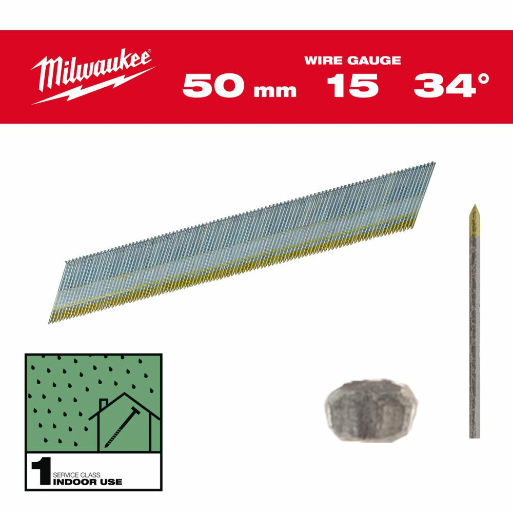 50mm-es befejező stift CN15GA FN15GA Milwauk-hoz (4932492577)