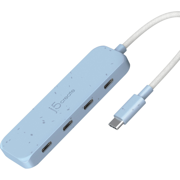 j5create JCH345EC USB 3.2 Gen 1 (3.1 Gen 1) Type-C 10000 Mbit/s Ciano