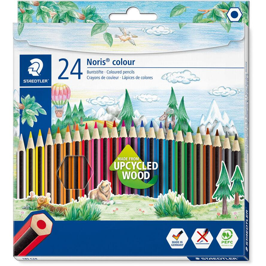 Staedtler Noris Colour Hatszögletű Színes ceruza készlet (24 db / csomag) (185 C24)