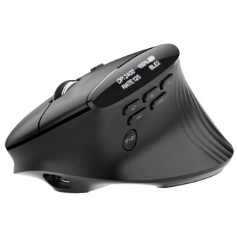 Acer Smart Fit Vertical Mouse - Retail pack mus Højre hånd RF trådløs + Bluetooth 8000 dpi