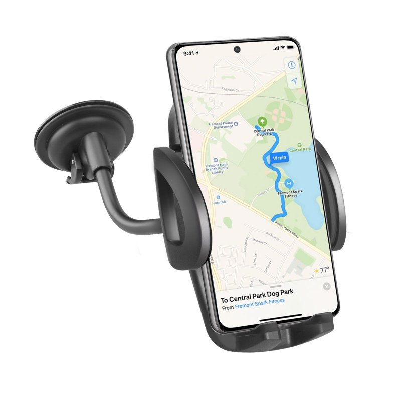 SBS TE0UCH20W 6" Mobiltelefon autós tartó - Fekete (TE0UCH20W)
