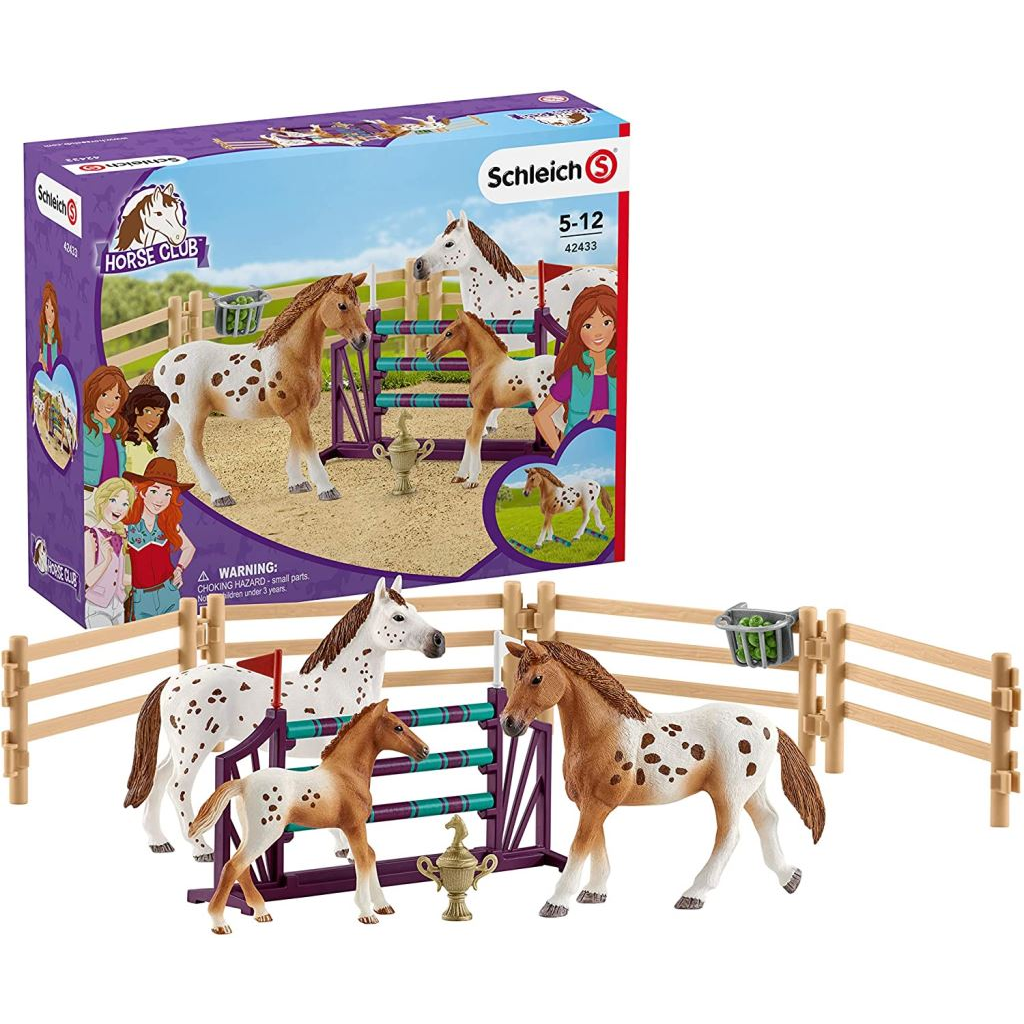 Schleich Lisa edzése versenyre (42433) (sch42433)