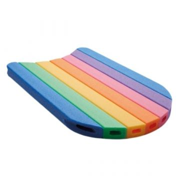 Hausmann COMFY: Szivárvány színű, szivacs úszódeszka - 48 x 30 x 3 cm (3044165) (3044165)