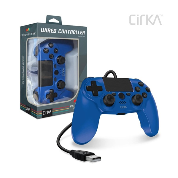 Cirka M07527-BU NuForce PS4/PC/Mac kék vezetékes kontroller (M07527-BU)