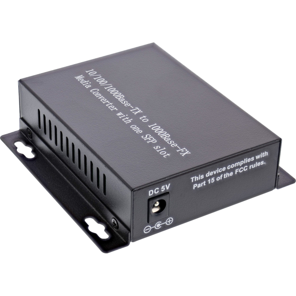 InLine 66659C netværksomformer til medie 1000 Mbit/s 850 nm Multitilstand Sort