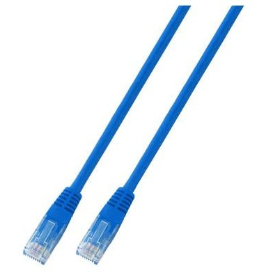 EFB RJ45 Patchkabel Cat.6 U/UTP PVC CCA blau 3m