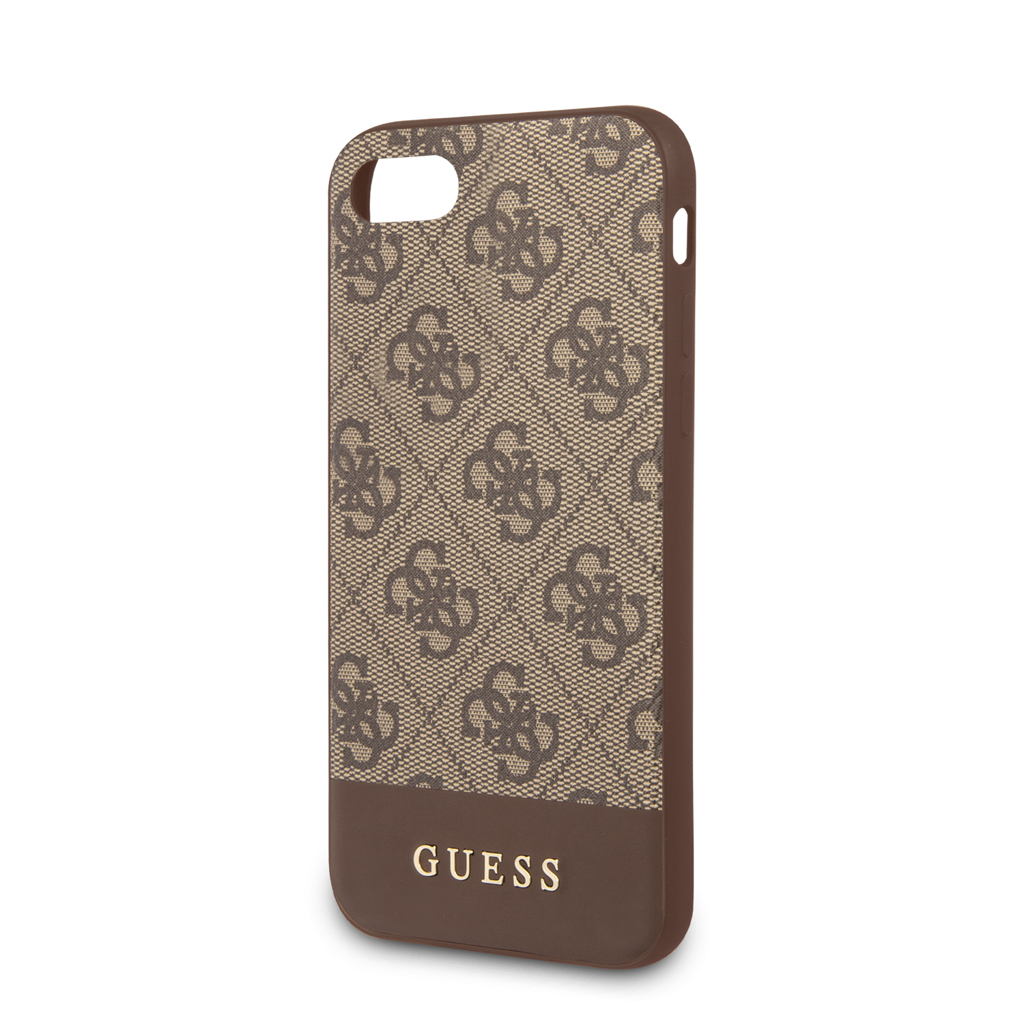 Guess 4G Bottom Stripe Collection Apple iPhone SE 2020/8/7 Tok - Barna (GUHCI8G4GLBR)