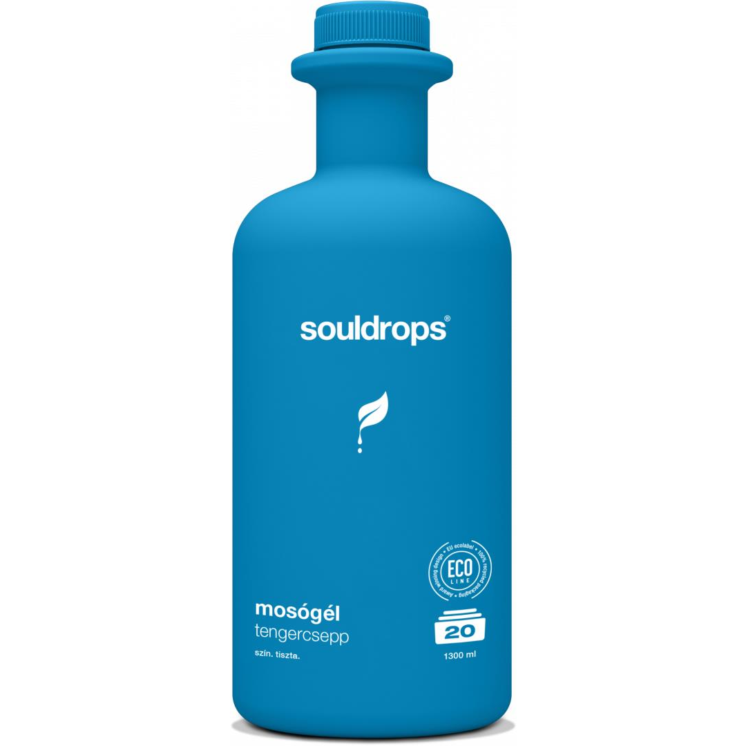 Souldrops Univerzális mosógél, Tengercsepp 1,3 l (20 mosás) (5999568990753)