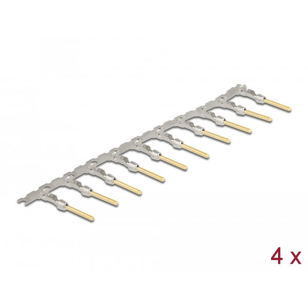 DELOCK Crimp-Kontakte für D-Sub Crimp Stecker 40 Stück