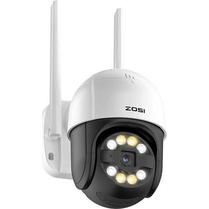 IP Outdoor Camera ZOSI C289 WiFi Pan Tilt 3MP IP66 with 32GB microSD card (C289+32GB Card)