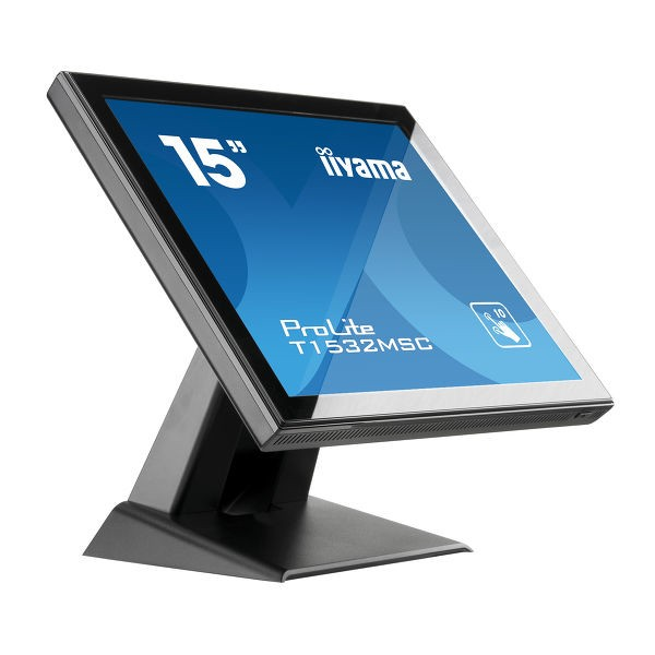 Монитор Iiyama T1532MSC-B5X, черен