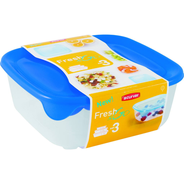 Curver Fresh&Go Ételtartó szett (3 db / csomag)