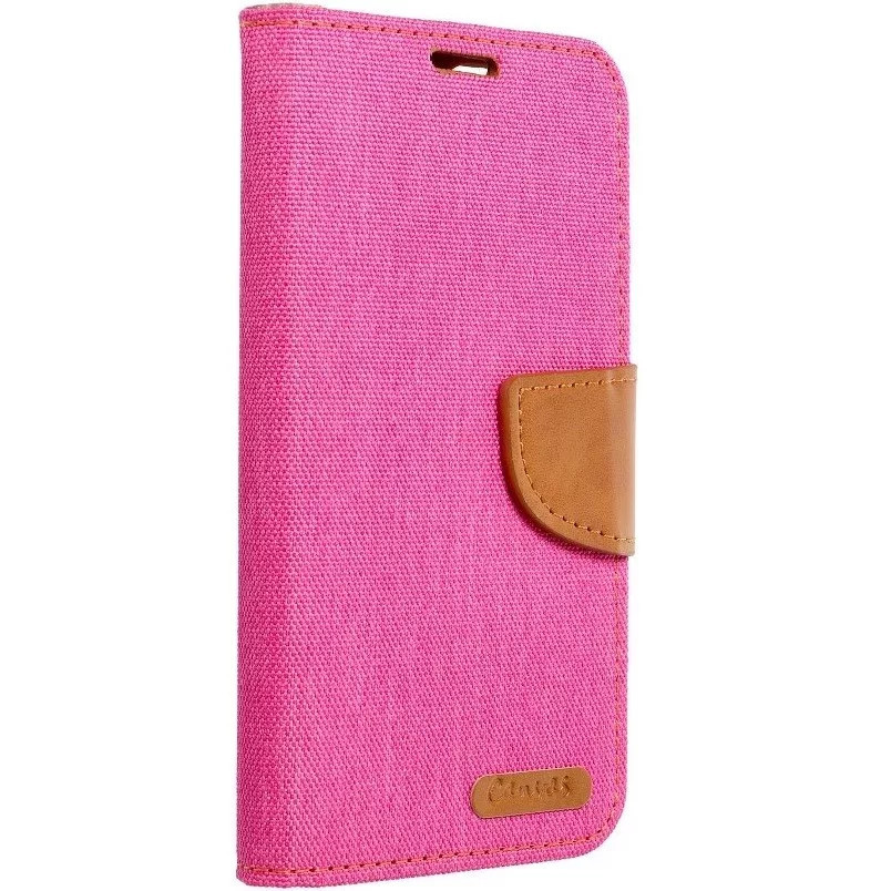 Samsung Galaxy S24 Plus SM-S926, Oldalra nyíló tok, stand, Canvas Book, rózsaszín (5903396232350)