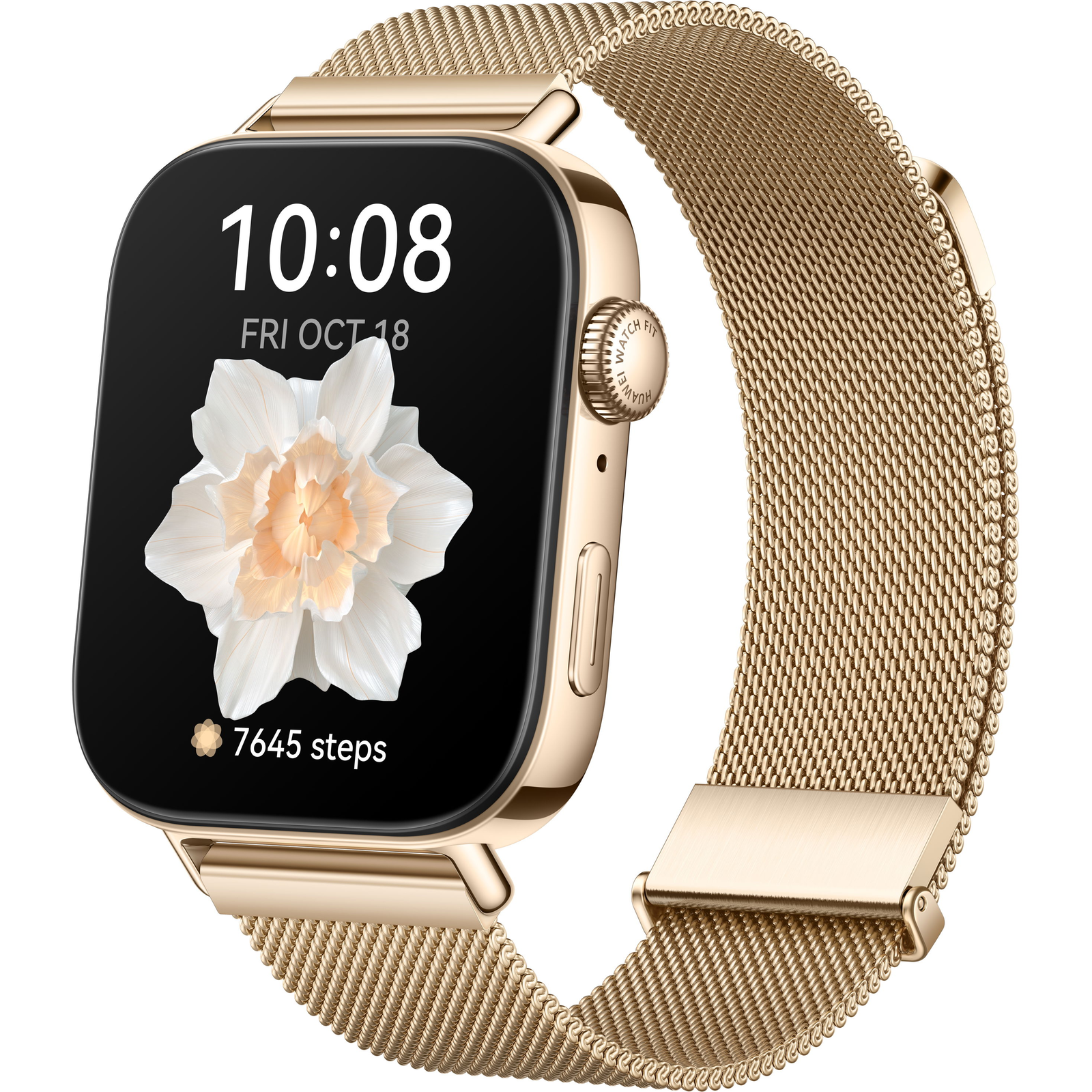 Chytré Hodinky Huawei Watch Fit 3 zlaté (55020CYJ)