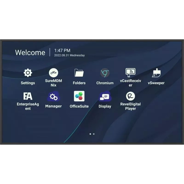 ViewSonic CDE6530 65-инчов търговски дисплей 4K UHD