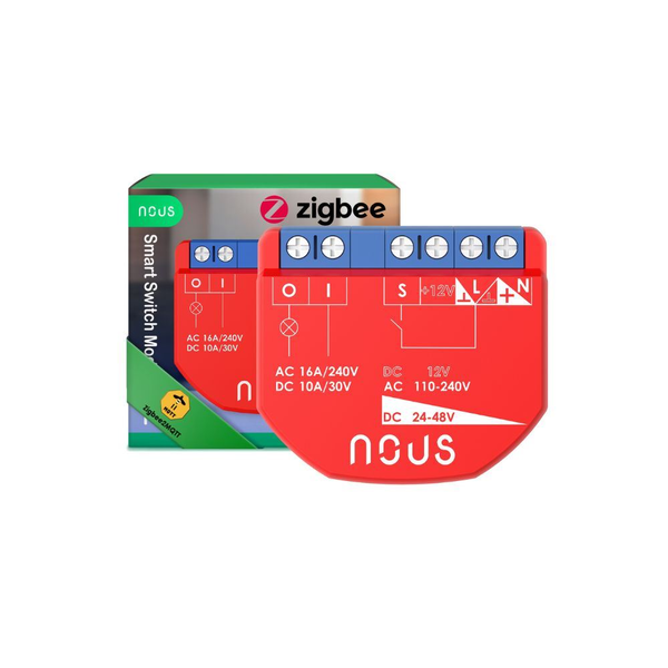Nous B1Z Tuya Zigbee 1 áramkörös mini kapcsolórelé modul