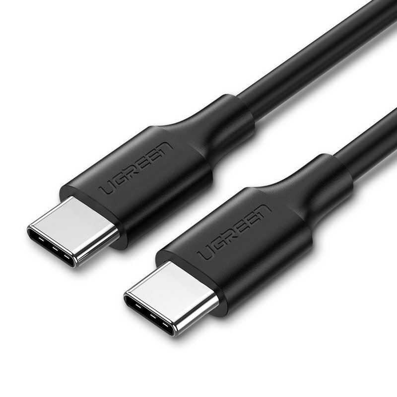 UGREEN USB-C USB-C kábel, 0.5m, fekete (50996) (UG50996)