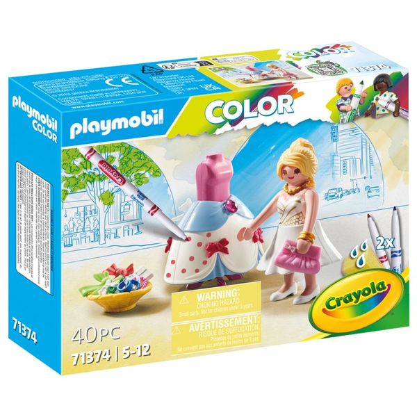 Playmobil Color - Divattervező játékszett filctollakkal