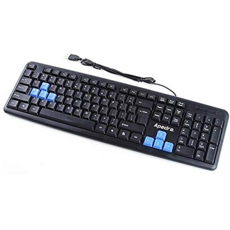 Klávesnica Genius Apedra K-816, drôtová, USB HUN, čierna