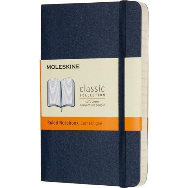 Moleskine Notesz Qp611B20 Puha Zafír Kék P Vonalas (MS-854719)