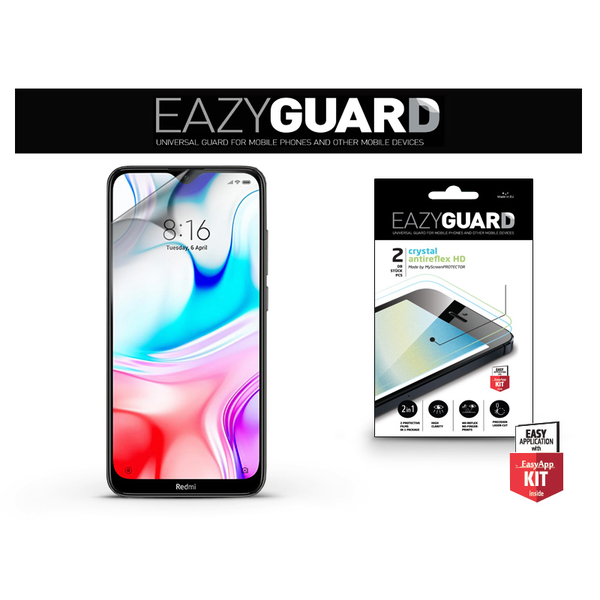 Протектор за екран, За Xiaomi Redmi 8/8A, Кристал, Антирефлектор HD, 2 бр./опаковка