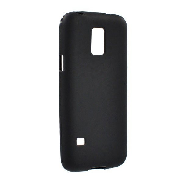 Szilikon telefonvédő (matt) FEKETE [Samsung Galaxy S5 mini (SM-G800)] (5996457474875)