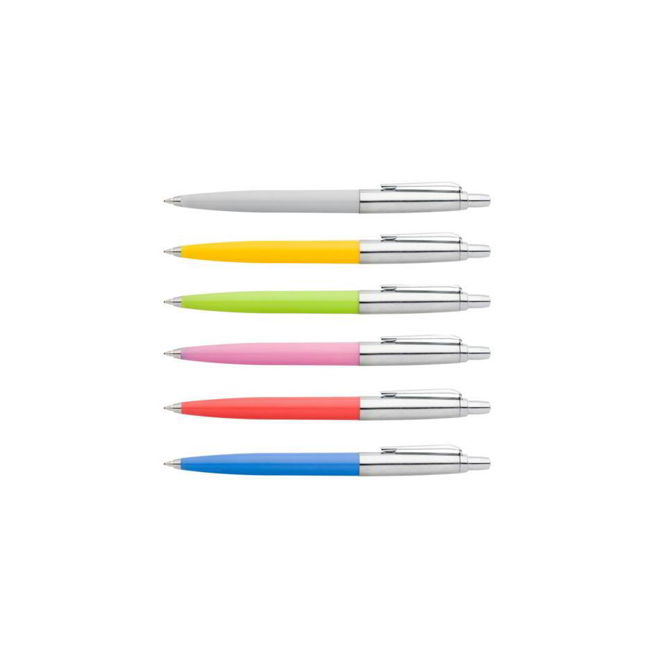 ICO Polo Color nyomógombos golyóstoll - 0.8mm / Kék többfajta (7010217006)