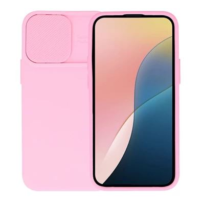 Gigapack Samsung Galaxy A52 4G (SM-A525F) kameravédős szilikon tok matt rózsaszín (GP-130304) (GP-130304)