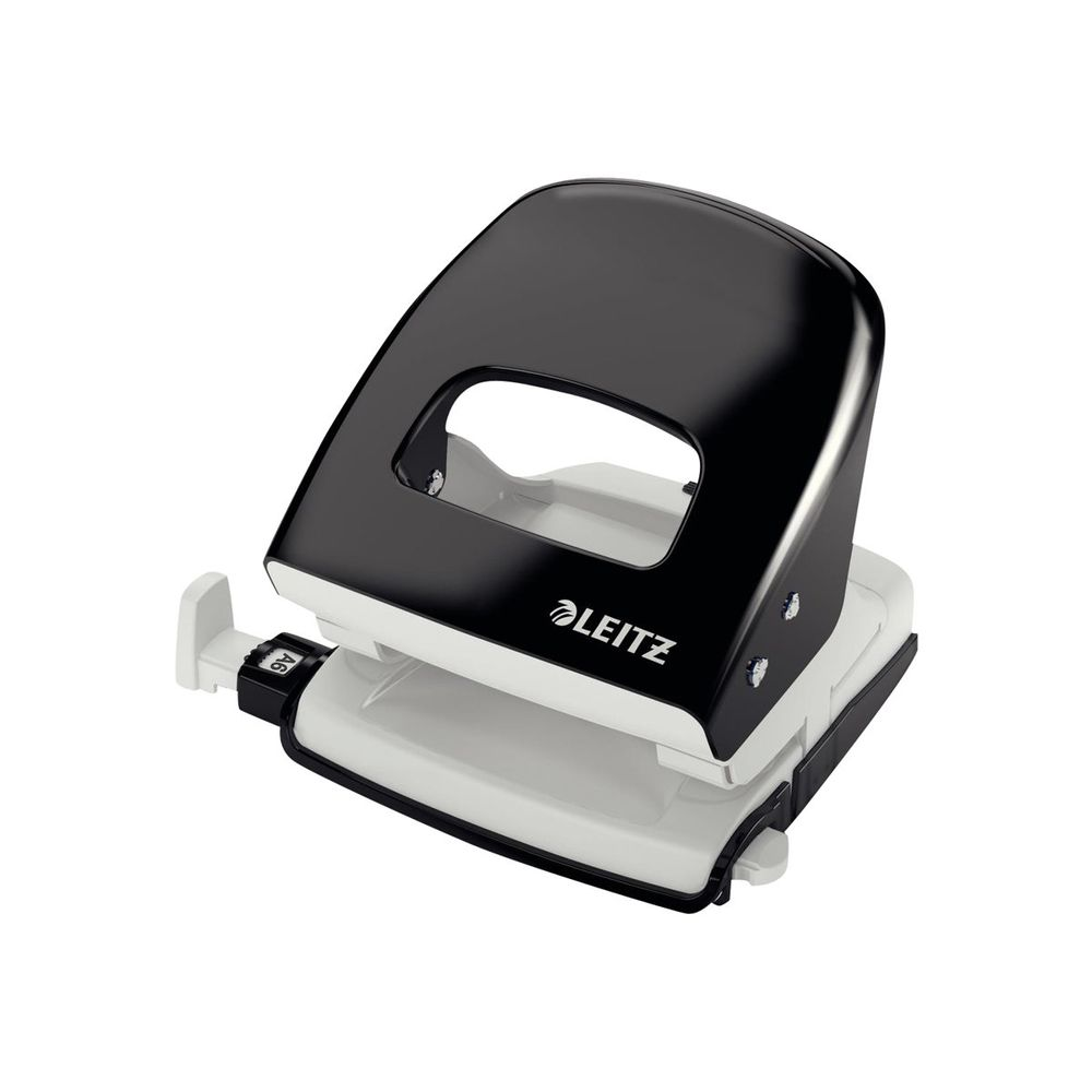 Leitz NeXXt 50080095 papírlyukasztó 30 lapok Fekete, Fehér (50080095)