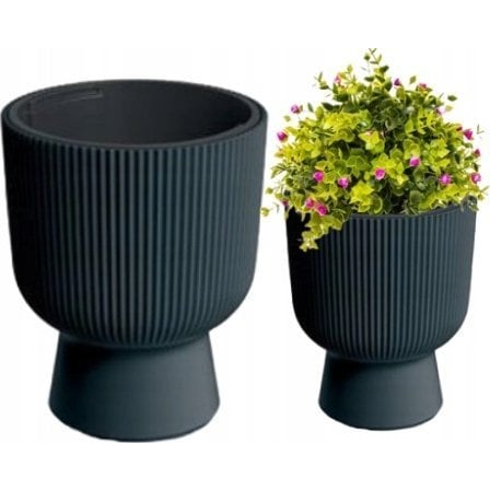 Milly Virágcserép Antracit DBMIG240-S433 Átmérő 239 mm (PPL574431/ALL)