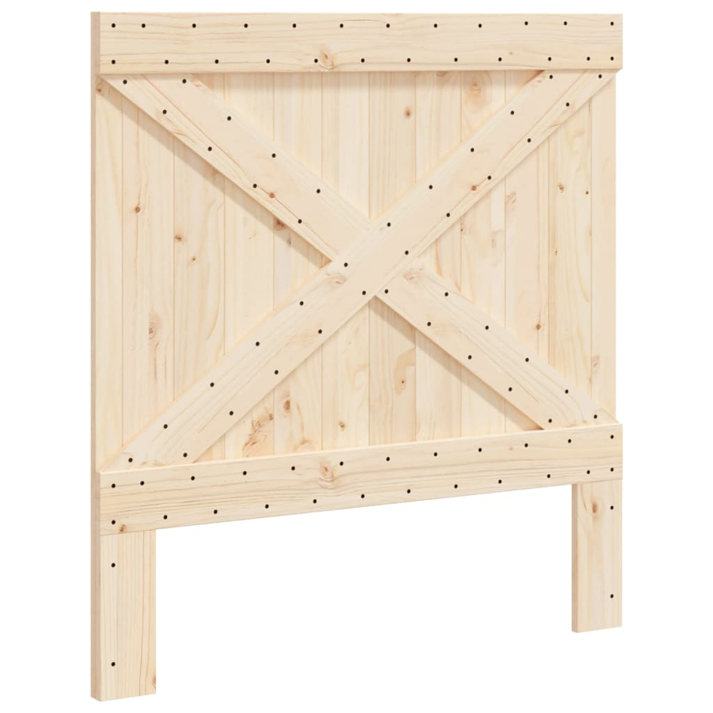 tömör fenyőfa fejtámla 100 x 104 cm (358405)