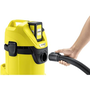 Прахосмукачка, Karcher, WD 3 Battery Wet, 36V, 300W, 17l, 388 x 340 x 503 mm, Жълто/Черно