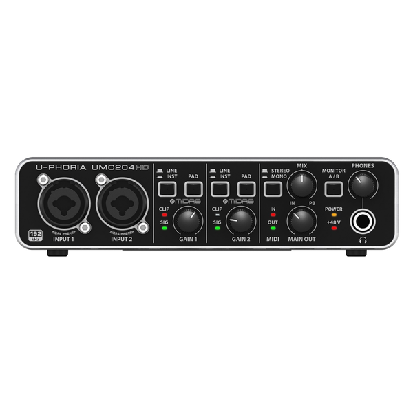 Behringer UMC204HD U-Phoria MIDI Interfész