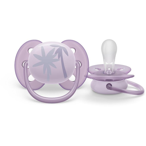 Philips AVENT SCF092/03 πιπίλα μωρού Εξαιρετικά μαλακή πιπίλα Ορθοδοντική Σιλικόνη Λιλά