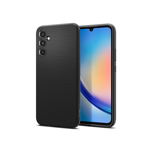 Husa pentru Samsung Galaxy A34 5G, Spigen Liquid Air, Matte Black